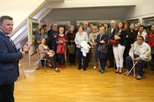 OTVORITEV RAZSTAVE SLIK LOJZETA PERKA 18 FOTO LJUBO VUKELIČ